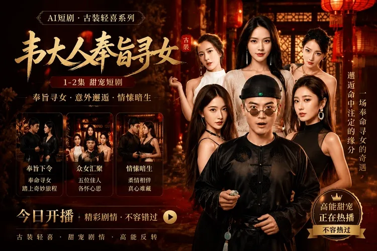 《韦大人奉旨寻女》1-2集剧情介绍：奉旨寻人却意外穿越，钦差大人与现代女子狭路相逢